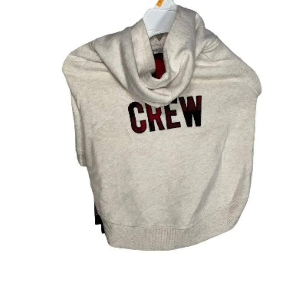 IDEOLOGY Pet Hoodie, crew buffalo Plaid, tan, S